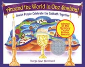 Around the World in One Shabbat<br>hardcover children's book